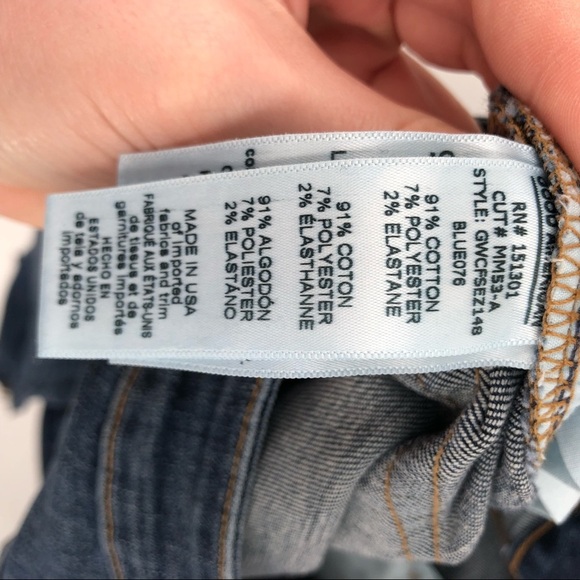 GOOD AMERICAN Good Waist Jeans 10 30 Exposed Zipper Stretch Denim Ankle Zip Blue - Picture 7 of 11